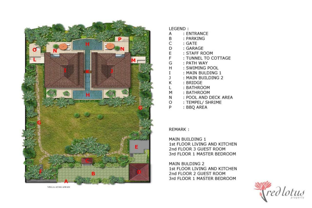 Villa Atas Awan Payangan Exterior photo